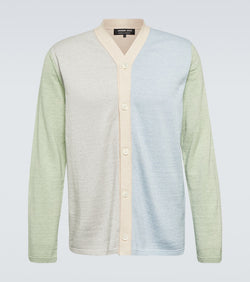 Comme des Garçons Homme Deux Cotton and cashmere cardigan