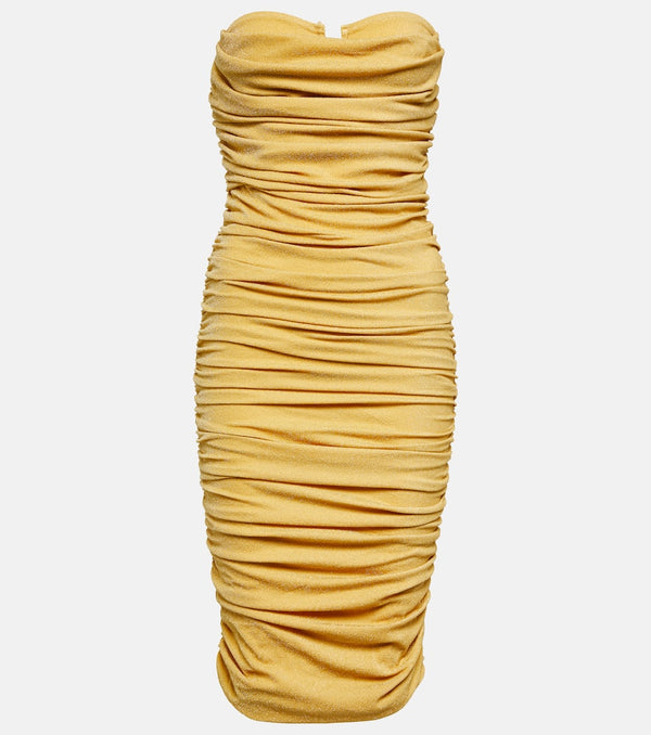 Bananhot Alex ruched midi dress