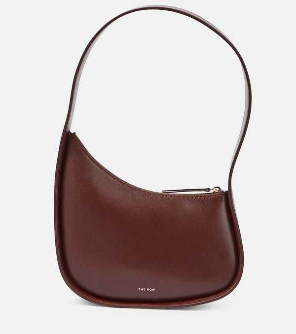 The Row Half Moon leather shoulder bag