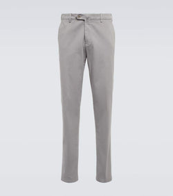 Loro Piana Pantaflat cotton slim pants