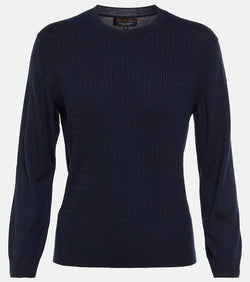 Loro Piana Castle Crag cashmere cable-knit sweater