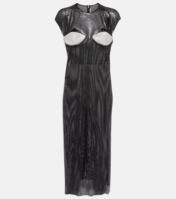 Christopher Kane Crystal-embellished cutout midi dress