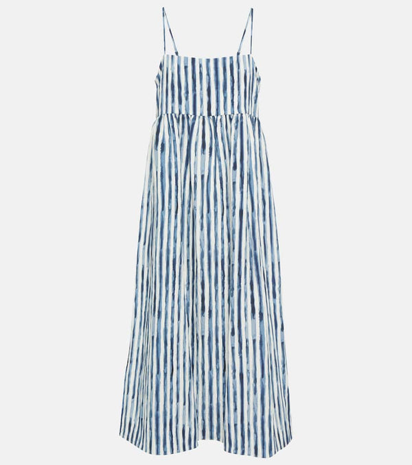 Vince Striped midi dress