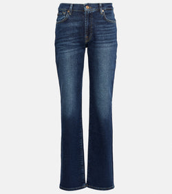 7 For All Mankind Ellie mid-rise straight jeans