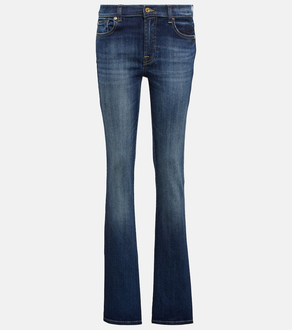 7 For All Mankind Low-rise bootcut jeans