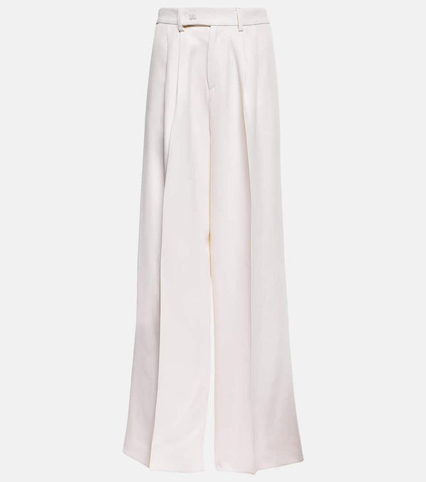 Amiri Pleated high-rise wide-leg pants