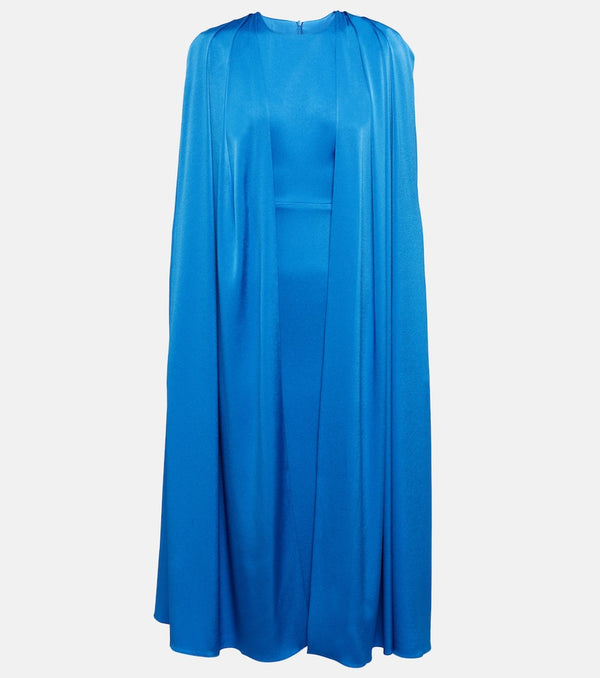 Alex Perry Beckett satin crêpe midi dress