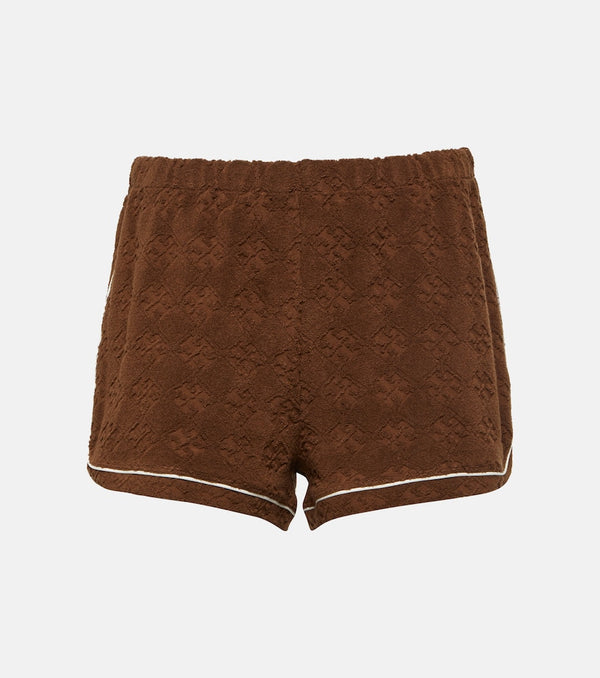 Tory Sport Jacquard terry shorts