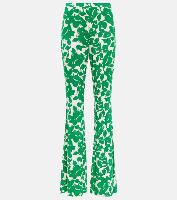 Diane von Furstenberg Brooklyn printed flared pants