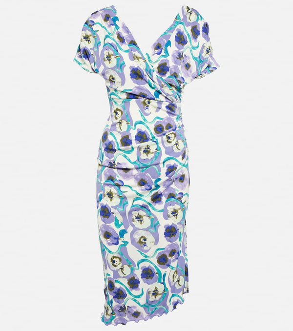 Diane von Furstenberg Havana printed jersey midi dress