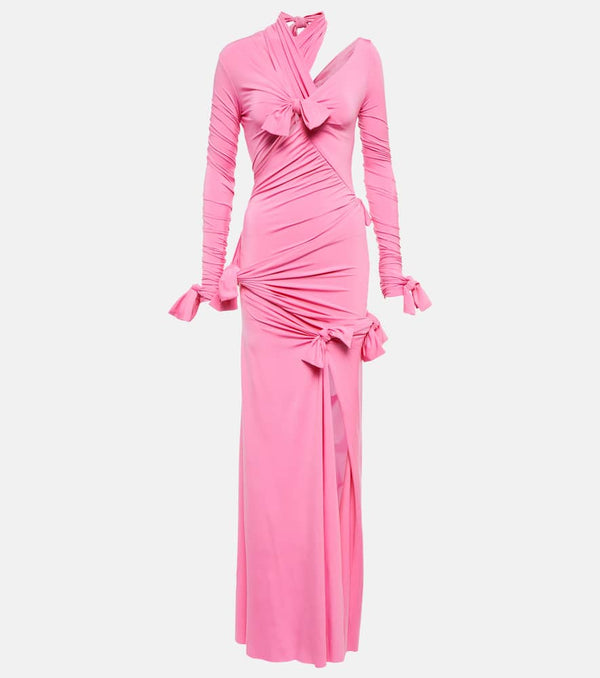 Balenciaga Knot ruched gown