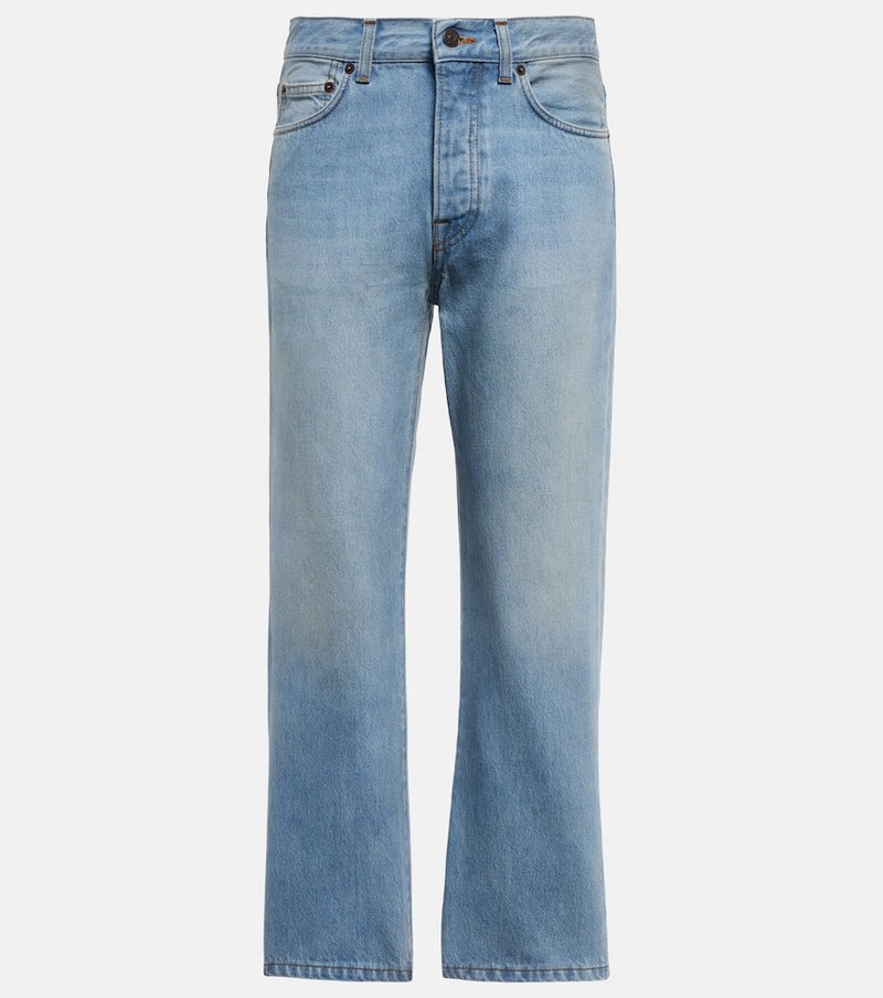 The Row Lesley cropped denim jeans