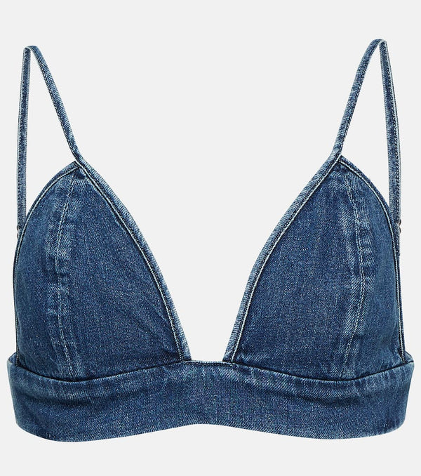 Agolde Denim bralette