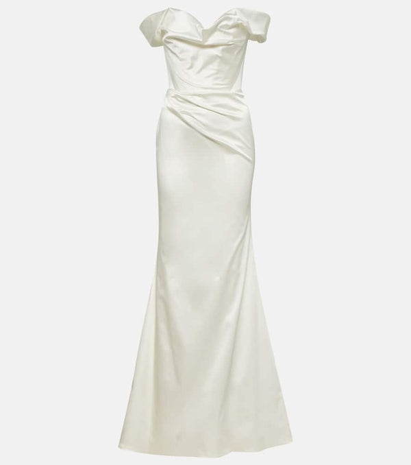 Vivienne Westwood Bridal Nova Cora crêpe satin gown | LYBSTORE