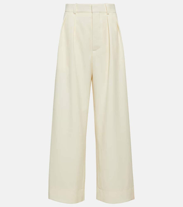 Wardrobe.NYC Low-rise wide-leg wool pants