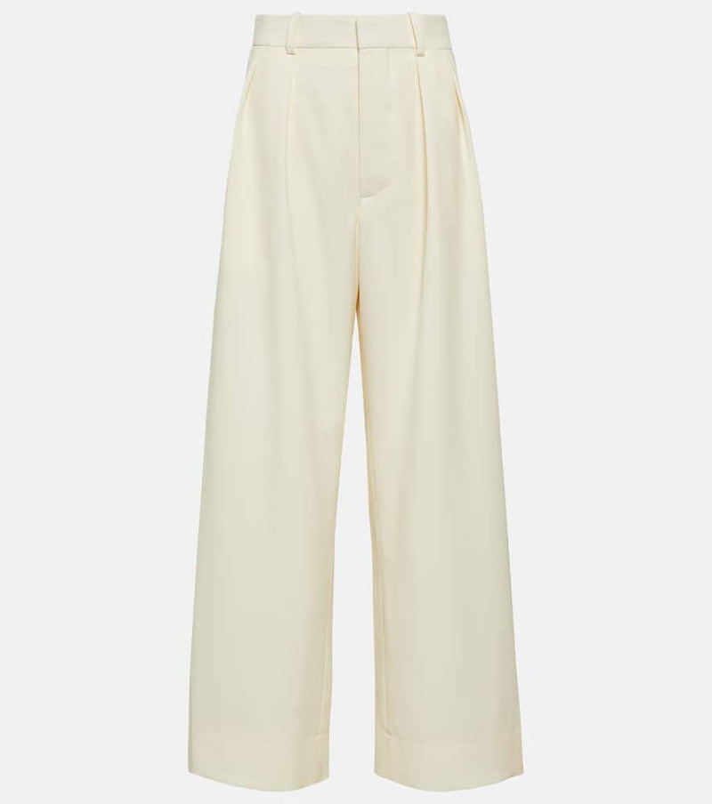 Wardrobe.NYC Low-rise wide-leg wool pants