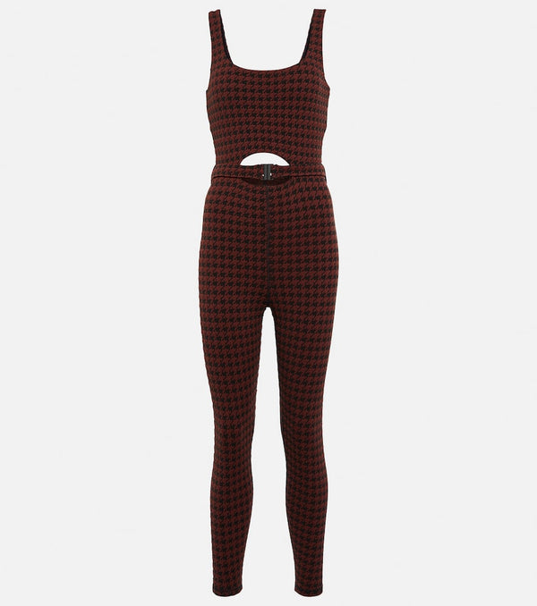 The Upside Houndstooth Farrah jacquard jumpsuit