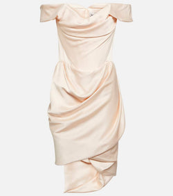 Vivienne Westwood Bridal Nova Cora crêpe satin minidress | LYBSTORE