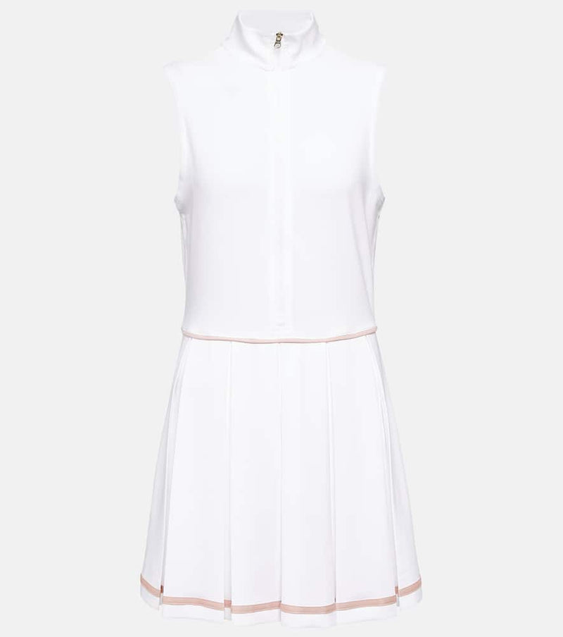 Varley Dalton pleated minidress