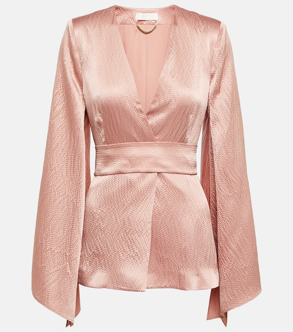 Max Mara Bridal Occhi belted silk jacket