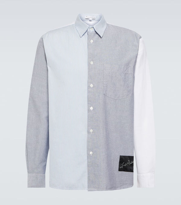 JW Anderson Patchwork cotton Oxford shirt