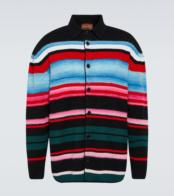 Missoni Striped wool-blend cardigan