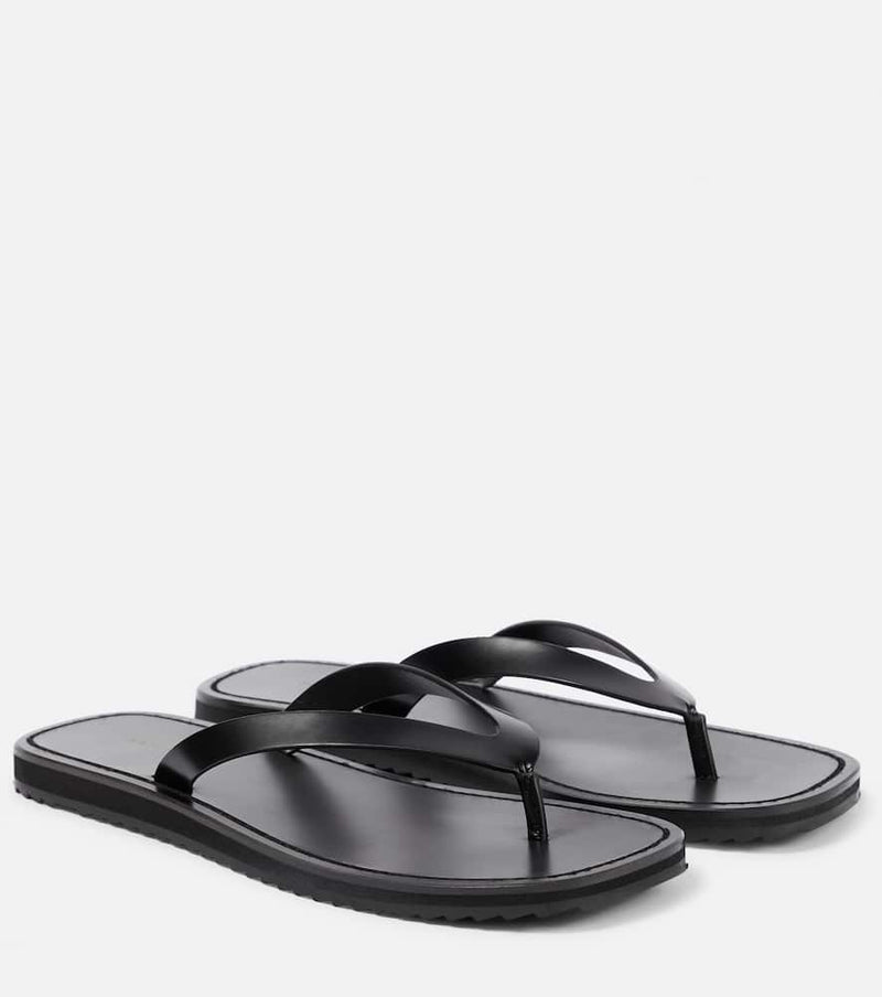 The Row Leather thong sandals