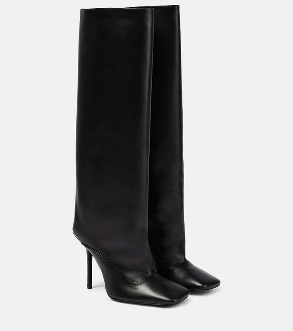 The Attico Sienna leather knee-high boots