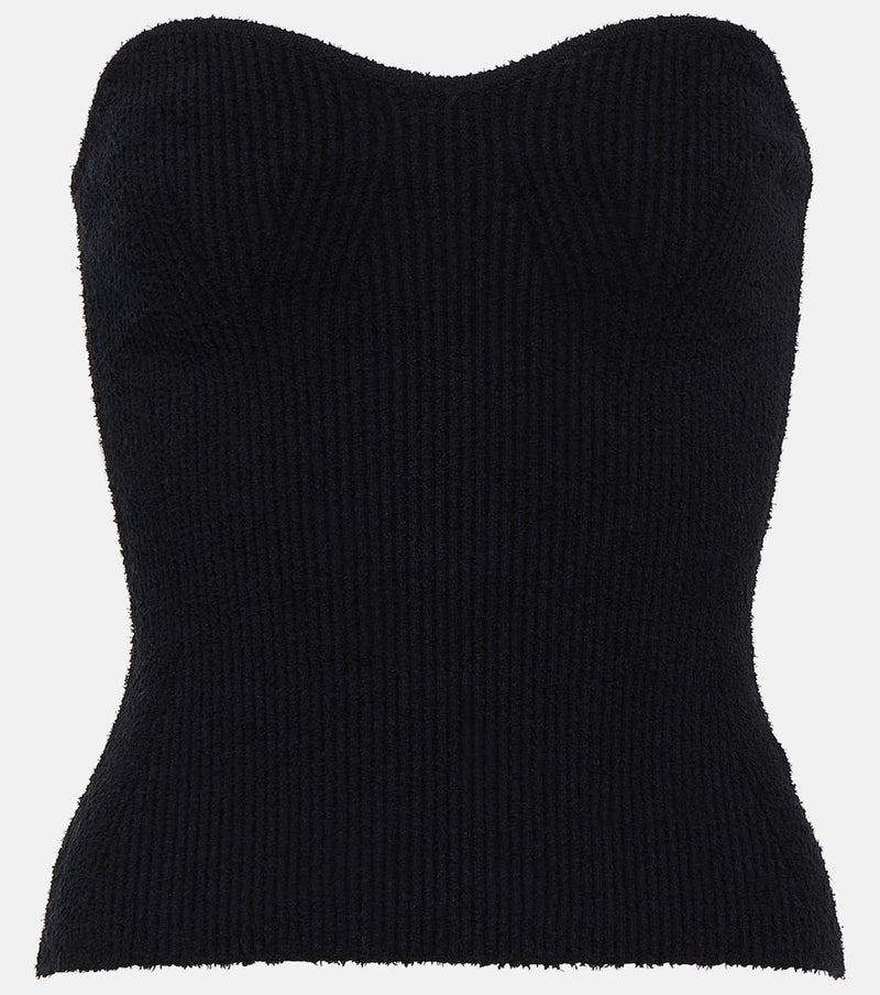 Wardrobe.NYC Ribbed-knit cotton-blend top