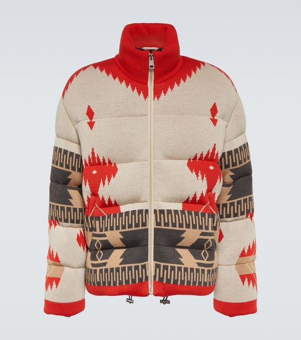 Alanui Icon jacquard down jacket