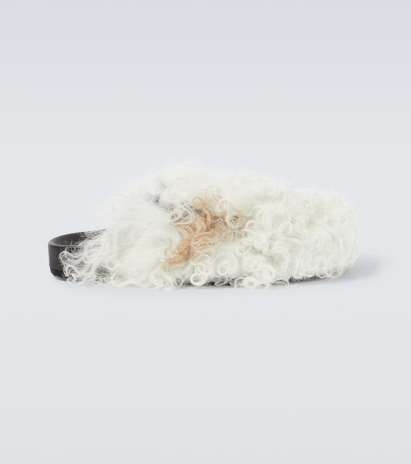 Alanui Journey shearling slippers