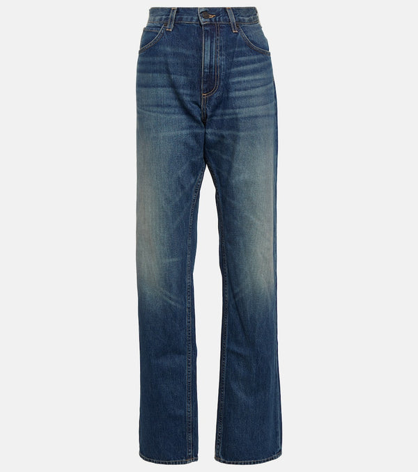 Nili Lotan Taylor mid-rise straight jeans