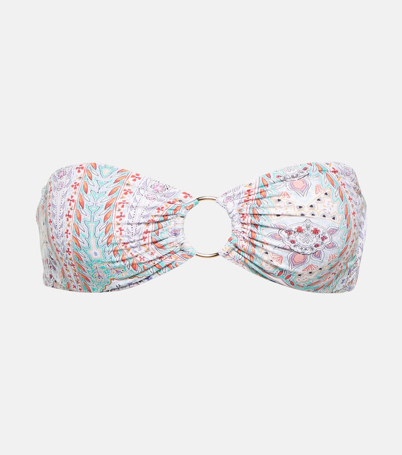 Melissa Odabash Tortola paisley-print bandeau bikini top
