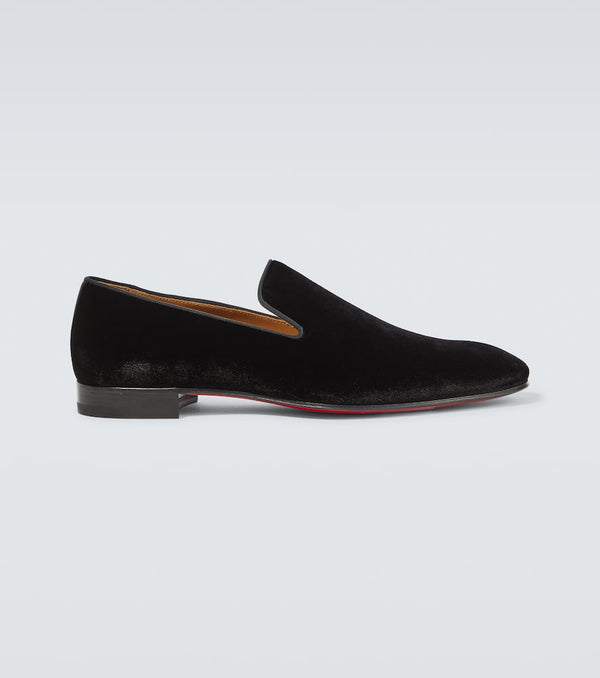 Christian Louboutin Dandelion velvet loafers