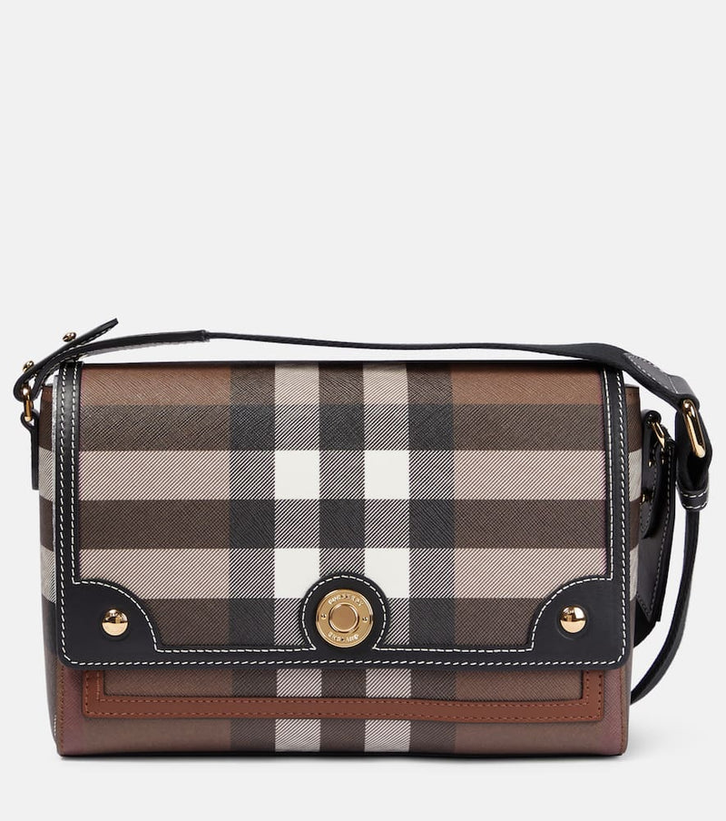 Burberry Note Medium canvas shoulder bag