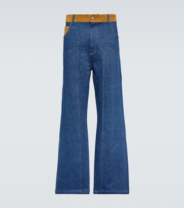 Wales Bonner Cymbal wide-leg jeans