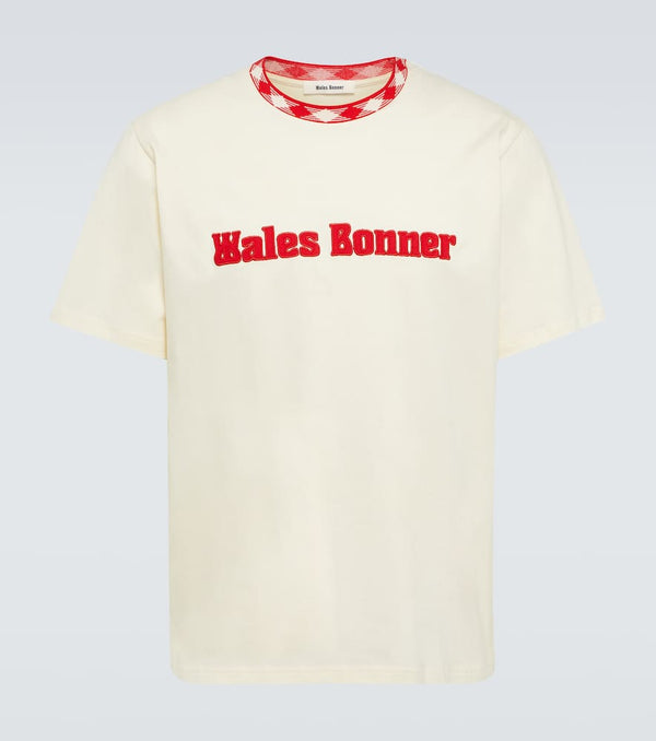 Wales Bonner Original logo-appliqué cotton T-shirt