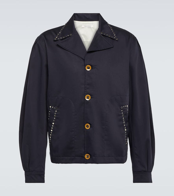 Wales Bonner Studded cotton jacket