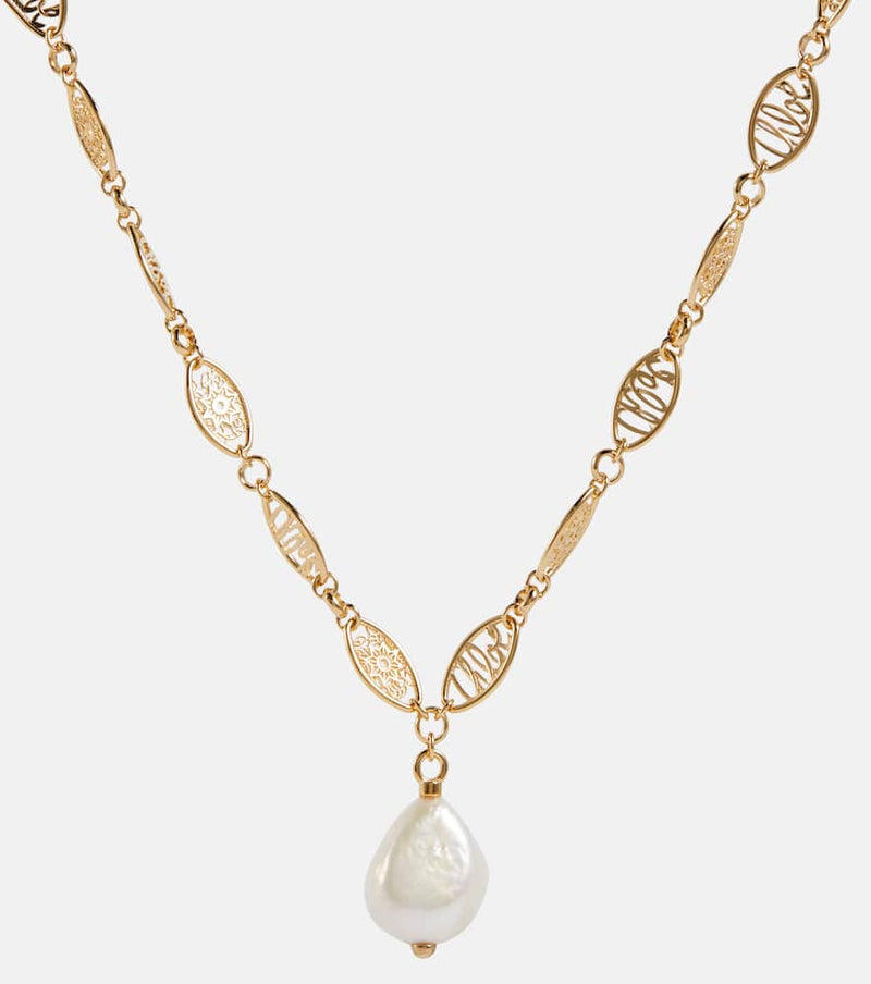 Chloé Darcey Lace baroque pearl necklace