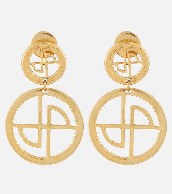 Patou Logo drop earrings