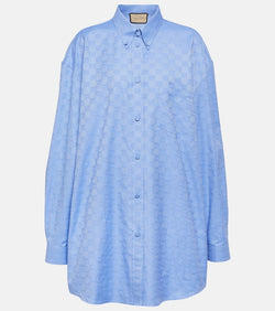 Gucci GG oversized cotton shirt