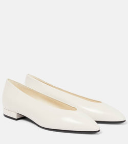 Loro Piana Rebecca leather ballet flats