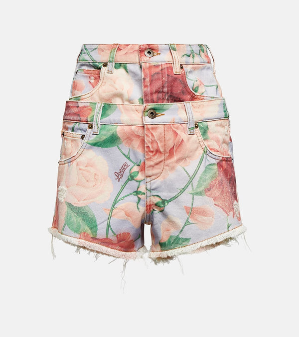 Loewe Paula's Ibiza floral denim shorts