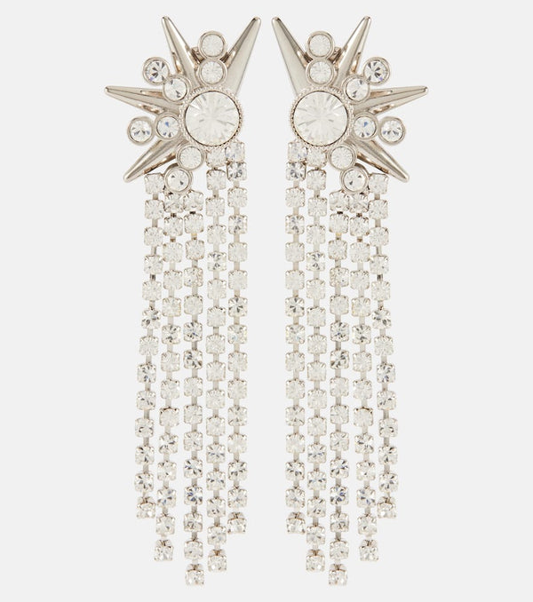 Rabanne Crystal-embellished drop earrings