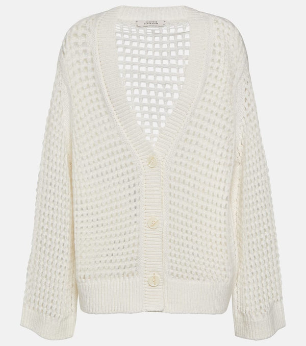 Dorothee Schumacher Pointelle wool and cashmere cardigan