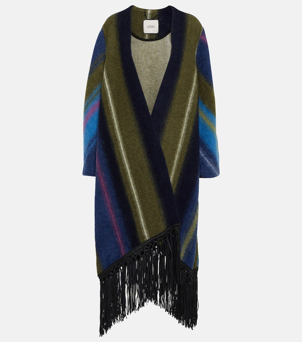 Dorothee Schumacher Striped wool-blend coat