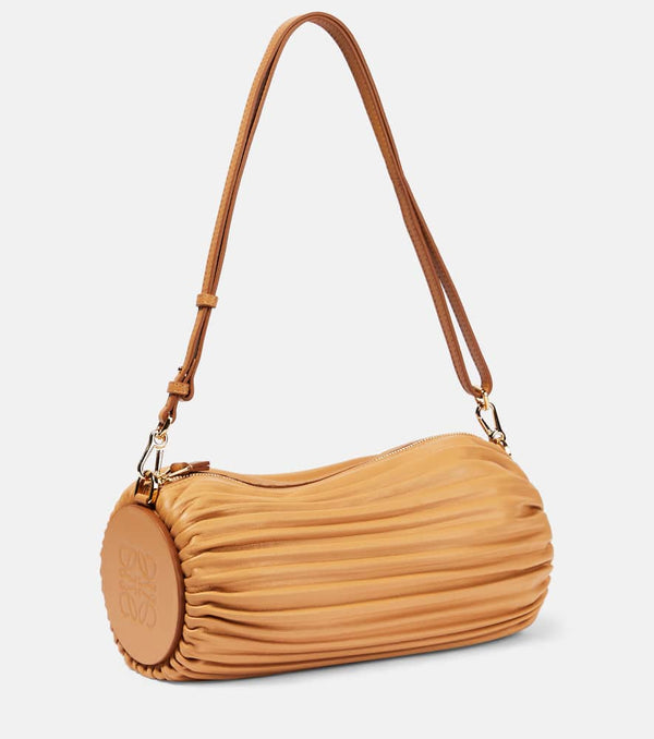 Loewe Bracelet pleated leather shoulder bag