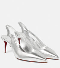 Christian Louboutin Leather slingback pumps