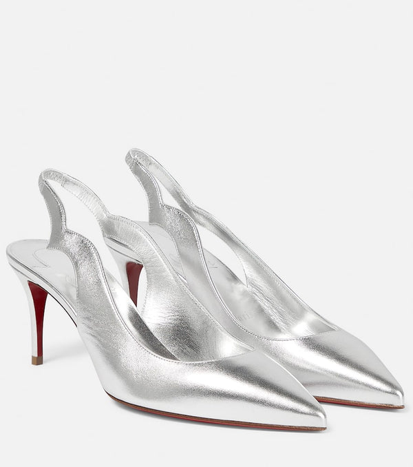 Christian Louboutin Leather slingback pumps