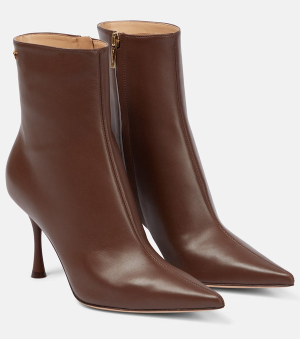 Gianvito Rossi Dunn leather ankle boots